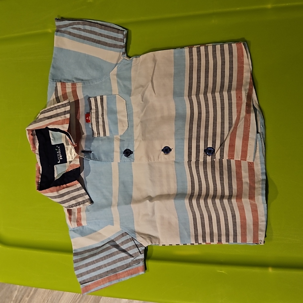 5/25$ Little Rebels shirt baby boy size 12 months
